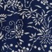 VESTE SAMUE EN COTON INDIGO À MOTIFS 007-224 